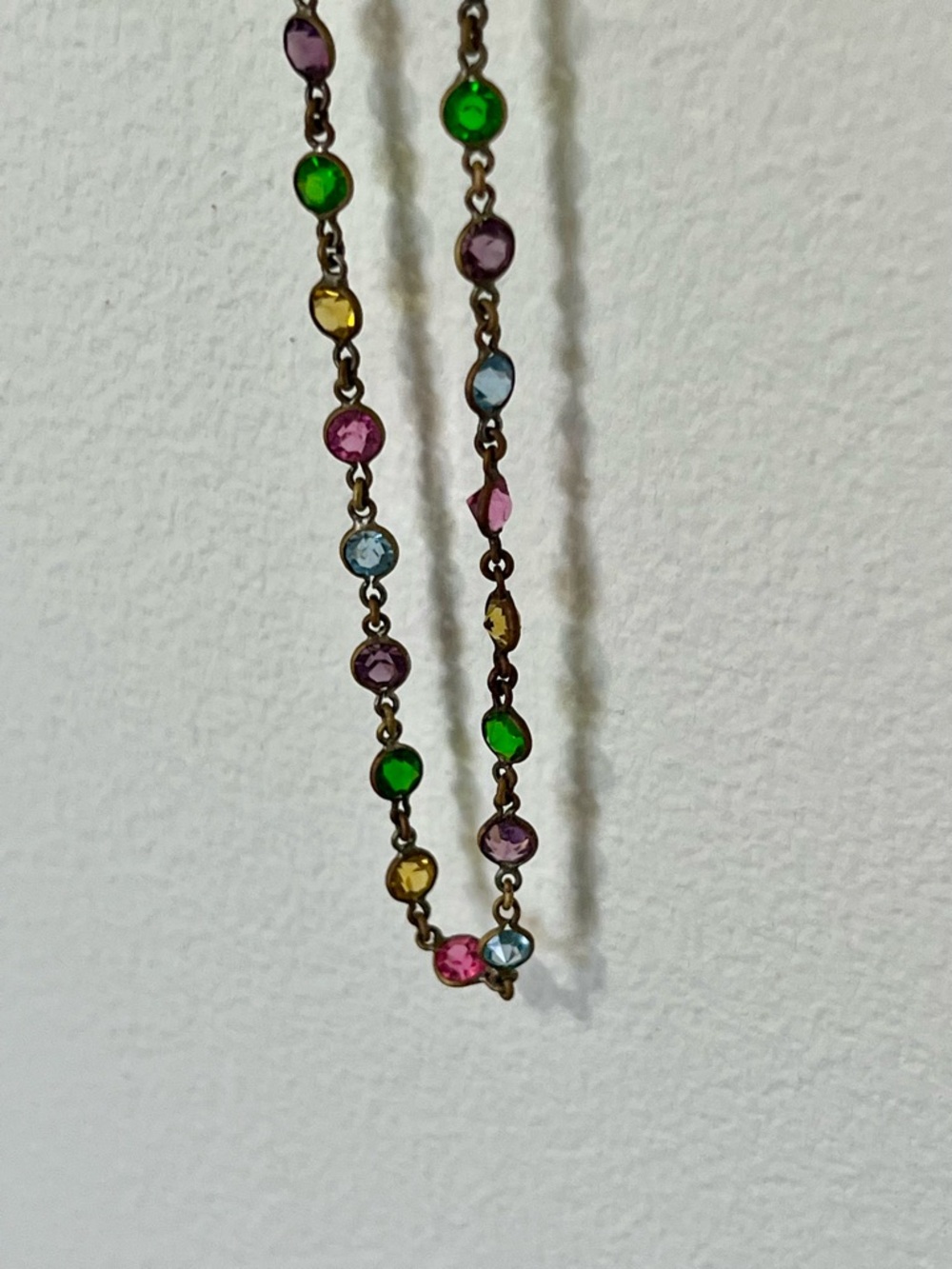 Multi-Color Crystal Vintage Necklace - Women Jewelry